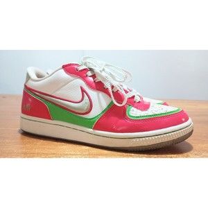 Rare Nike Air Indee Women's 6.5 Sneaker Watermelon Pink White Green 318489-101